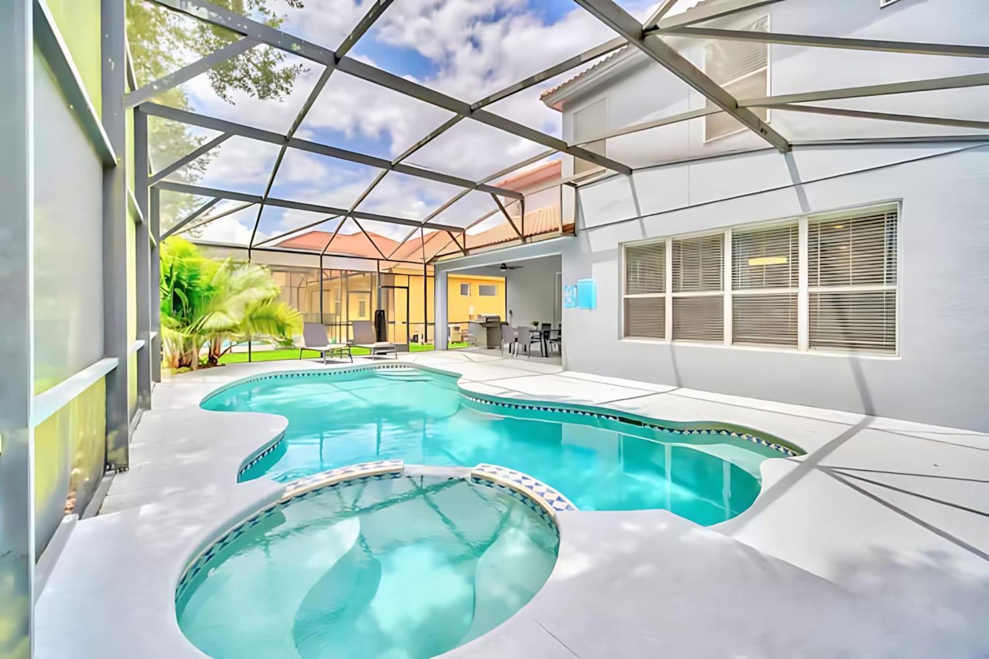 6Br Resort Home Near Disney - With Private Pool Hot Tub And Games Room Kissimmee Zewnętrze zdjęcie